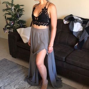 Gray skirt Small